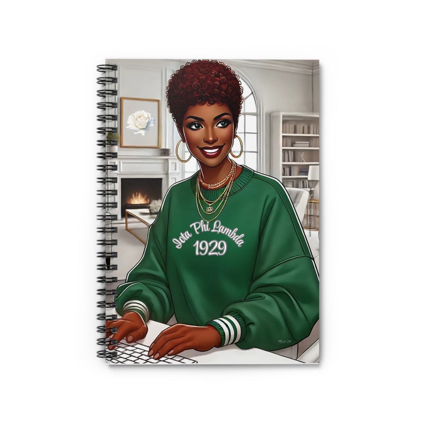 Iota Phi Lambda Sisterhood: Strong and Proud Since 1929 Spiral Notebook - Ruled Line