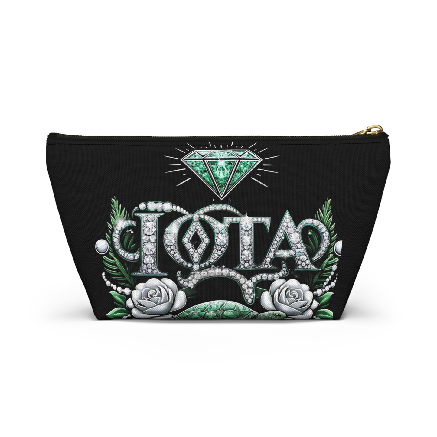 Sorority Style: Iota Pride with a Bold Design Accessory Pouch w T-bottom