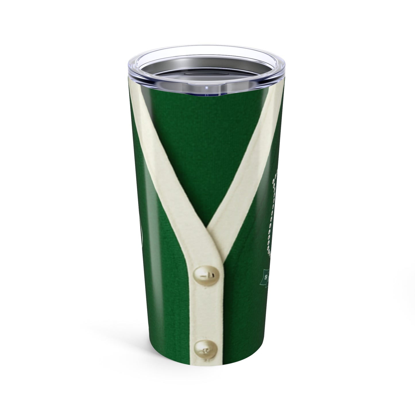 Iota Phi Lambda Green Sweater-Inspired Tumbler 20oz