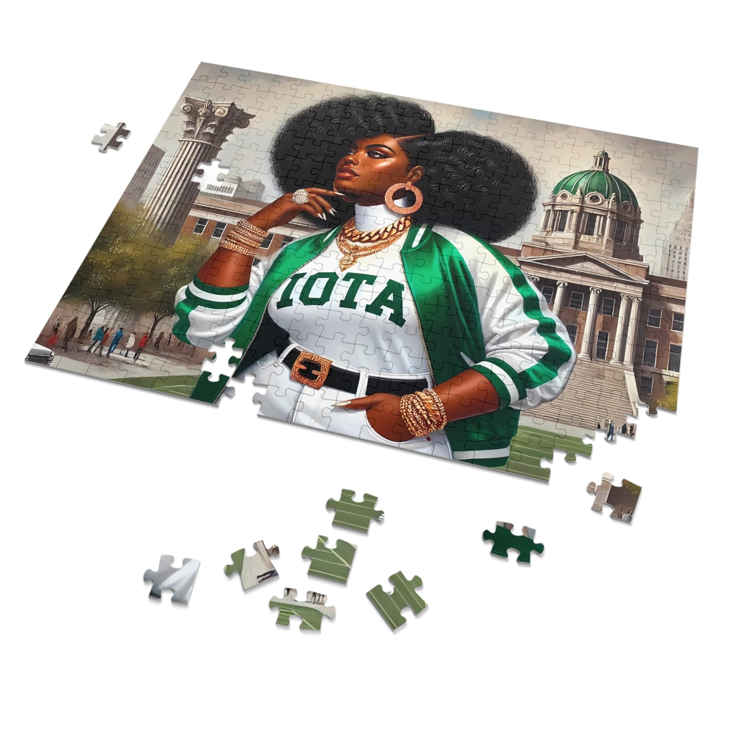 IOTA Heritage – Style, Sisterhood, and Statement Jigsaw Puzzle with Tin