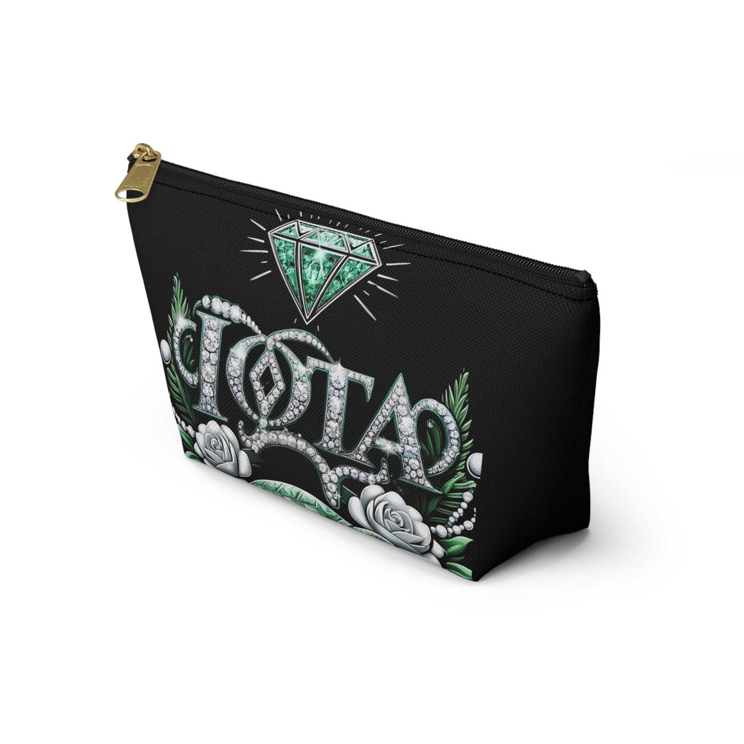 Sorority Style: Iota Pride with a Bold Design Accessory Pouch w T-bottom