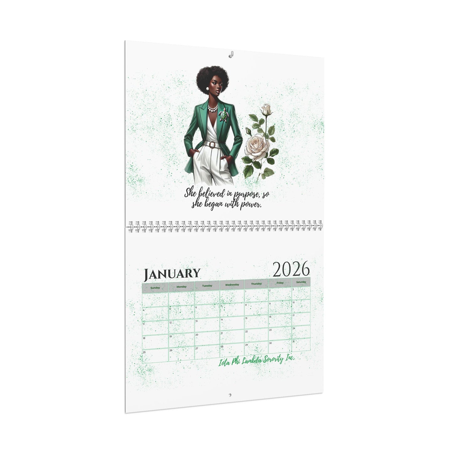 2026 “I Am Her” – Iota Phi Lambda Legacy in Style Wall Calendar