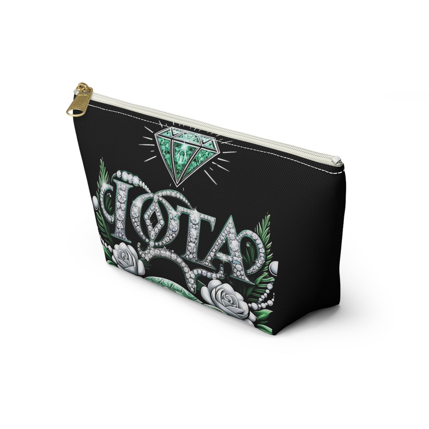 Sorority Style: Iota Pride with a Bold Design Accessory Pouch w T-bottom
