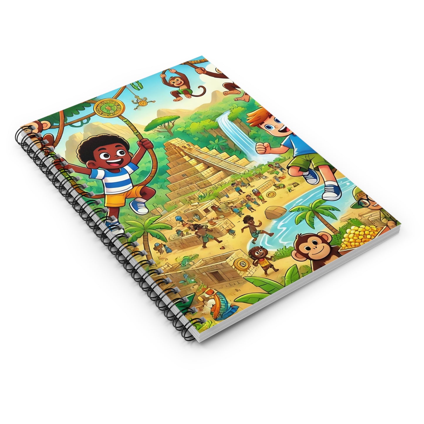 Jungle Journeys: An Adventure Spiral Notebook - Ruled Line