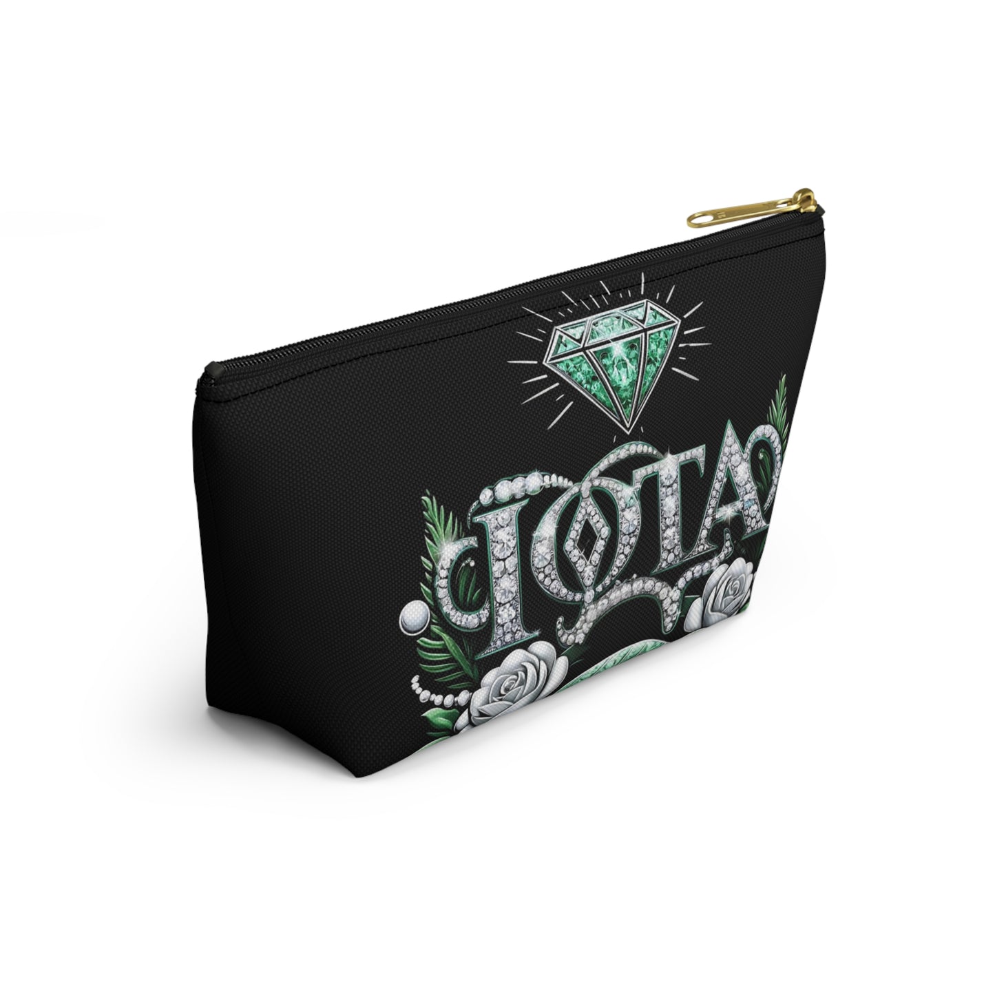 Sorority Style: Iota Pride with a Bold Design Accessory Pouch w T-bottom