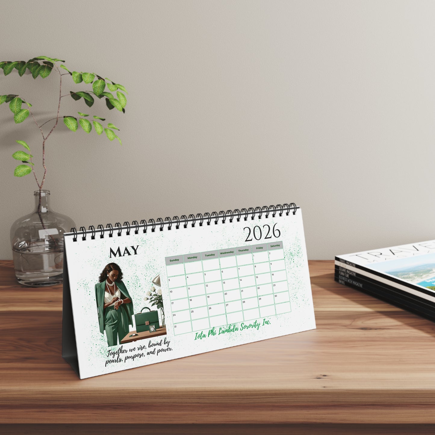 I Am Her 2026 Desktop Calendar