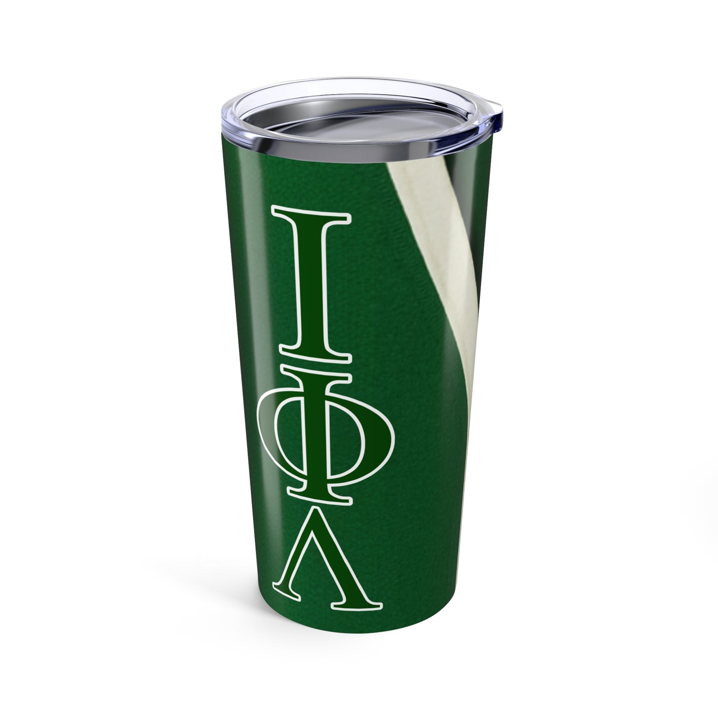 Iota Phi Lambda Green Sweater-Inspired Tumbler 20oz