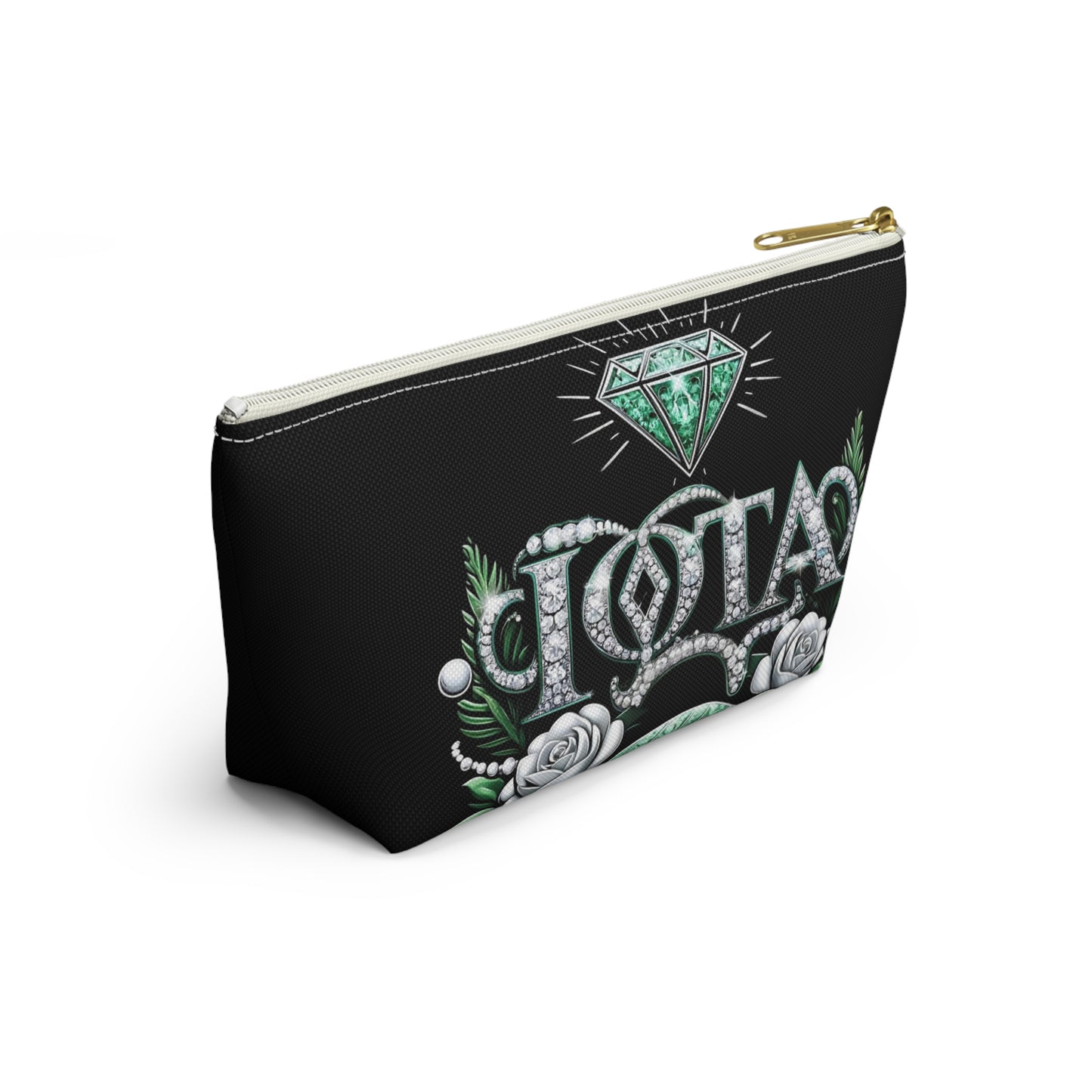 Sorority Style: Iota Pride with a Bold Design Accessory Pouch w T-bottom