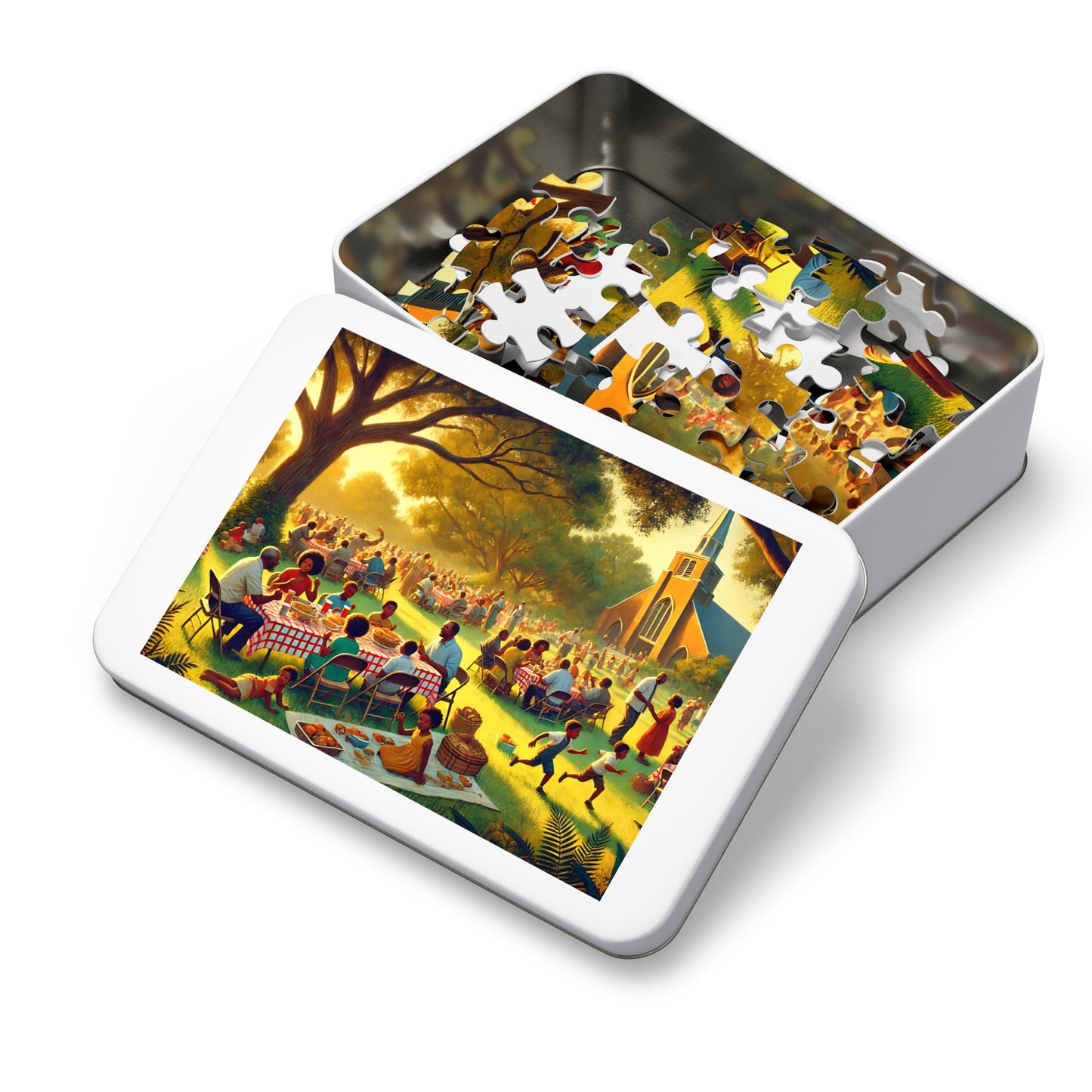 Celebrating Faith and Fellowship Outdoors Jigsaw Puzzle (110, 252-Piece)