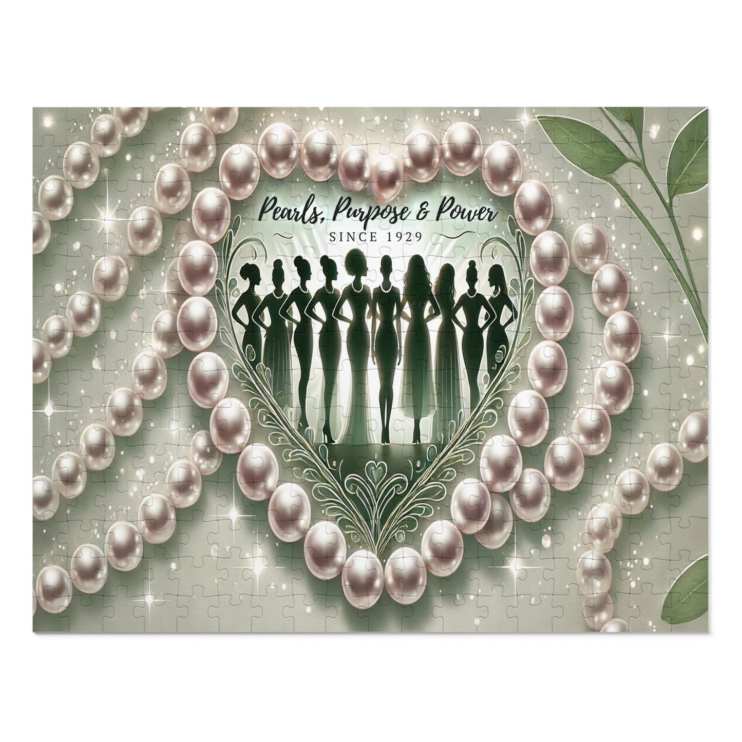 Pearls, Purpose & Power – Iota Phi Lambda Inspired Jigsaw Puzzle with Tin