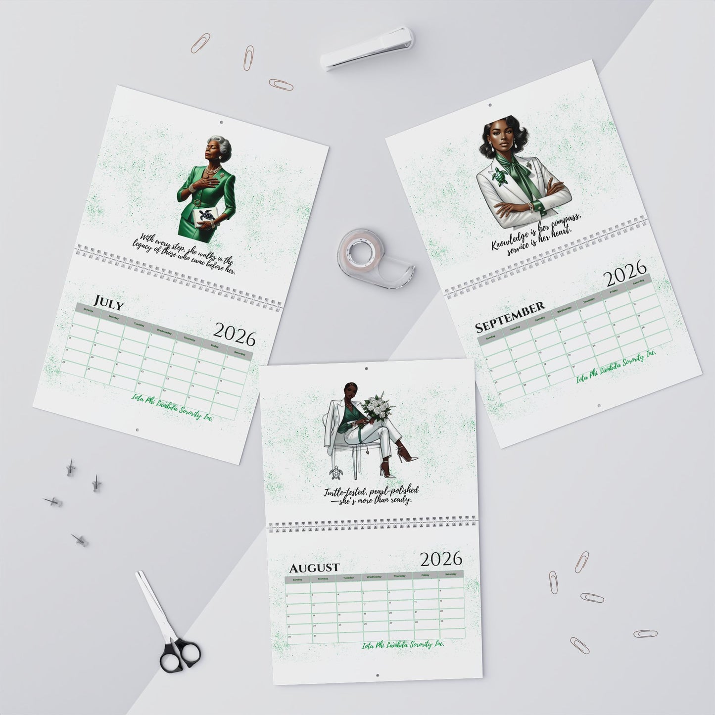 2026 “I Am Her” – Iota Phi Lambda Legacy in Style Wall Calendar