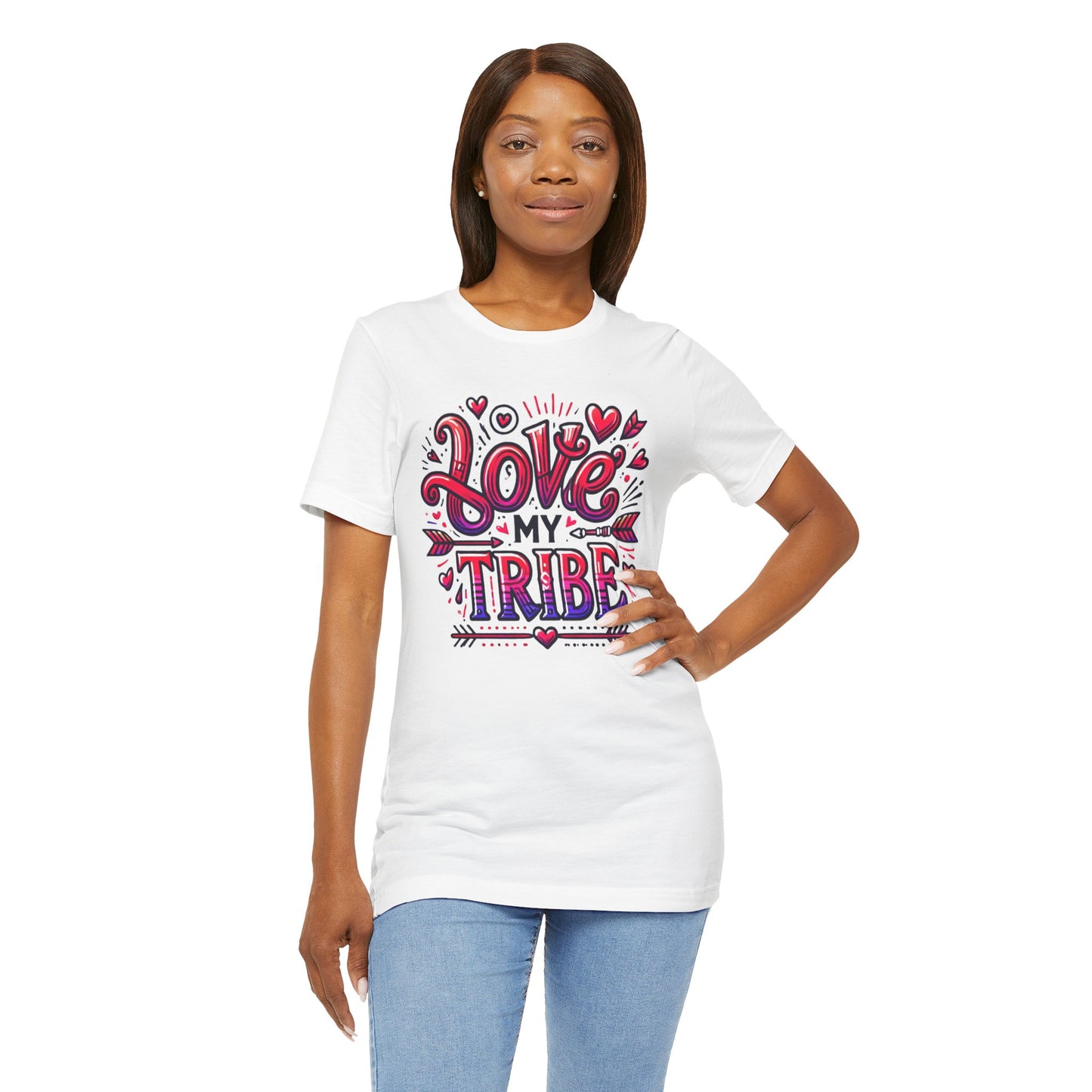 Love My Tribe Colorful Tee