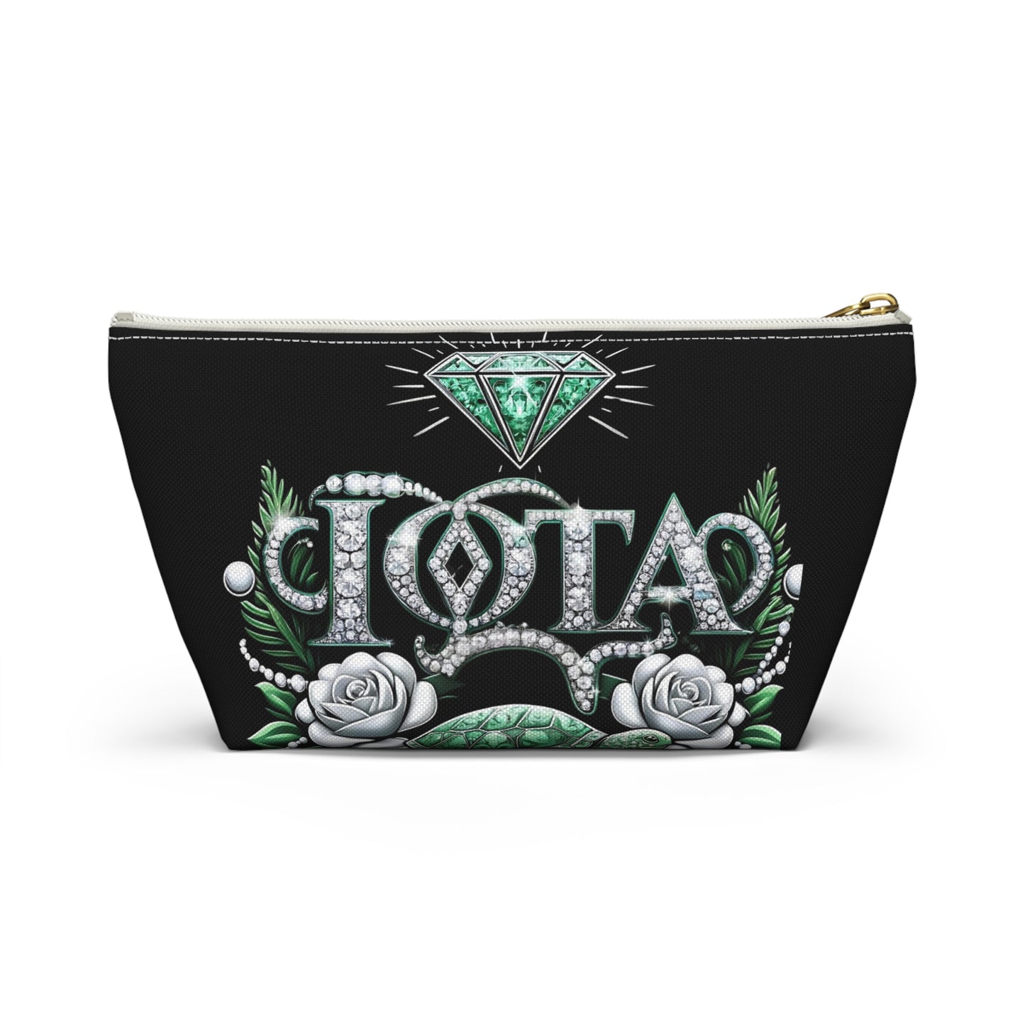 Sorority Style: Iota Pride with a Bold Design Accessory Pouch w T-bottom