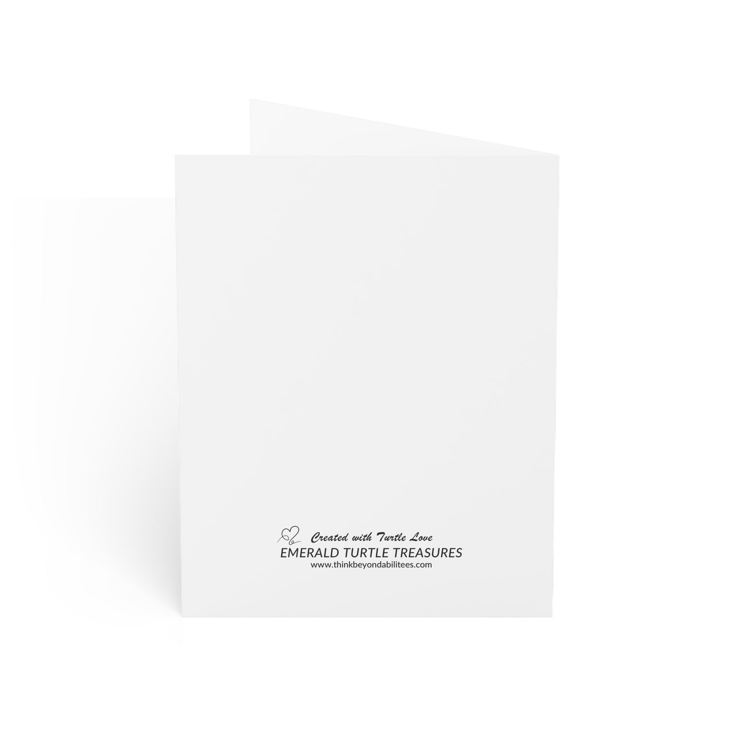 Finding Strength in Every Bloom Greeting Card (blank inside)