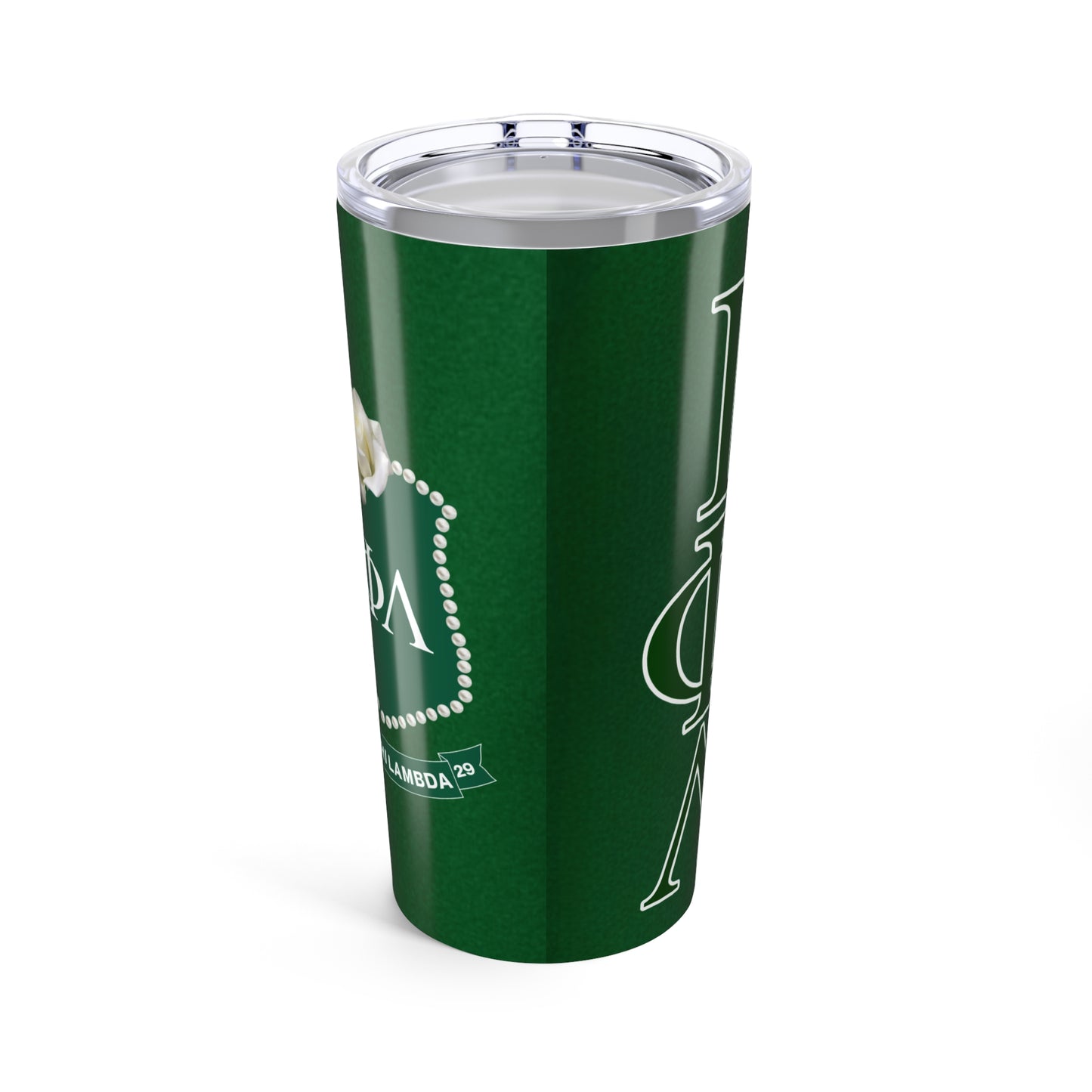 Iota Phi Lambda Green Sweater-Inspired Tumbler 20oz