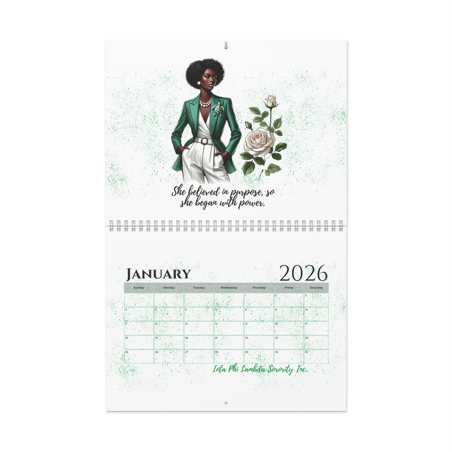 2026 “I Am Her” – Iota Phi Lambda Legacy in Style Wall Calendar
