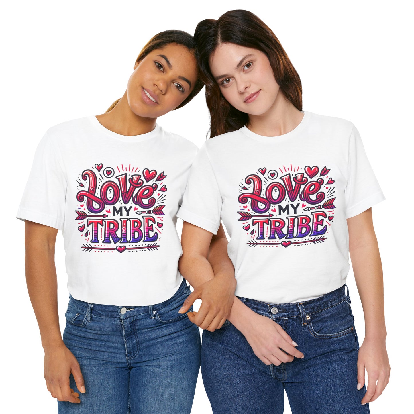 Love My Tribe Colorful Tee