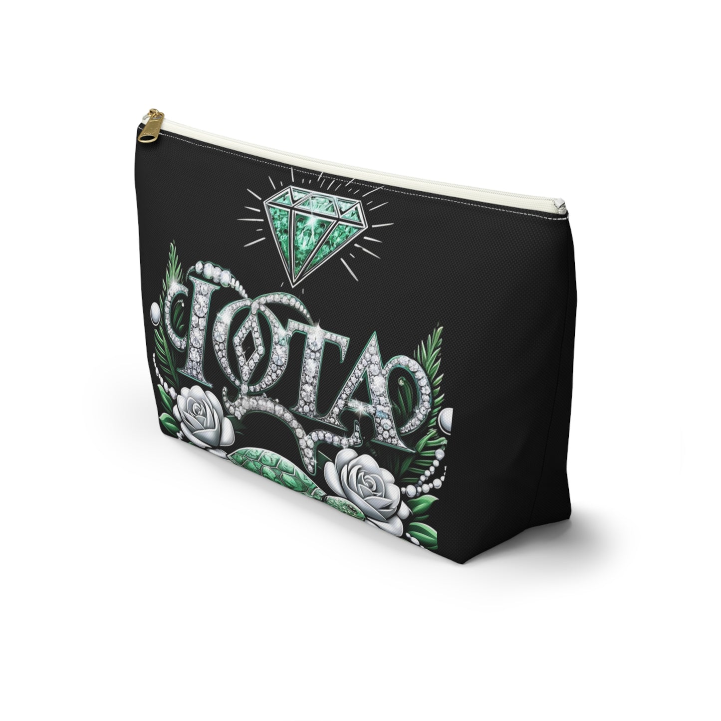 Sorority Style: Iota Pride with a Bold Design Accessory Pouch w T-bottom