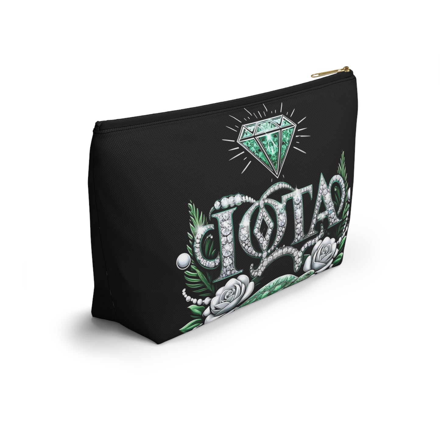 Sorority Style: Iota Pride with a Bold Design Accessory Pouch w T-bottom