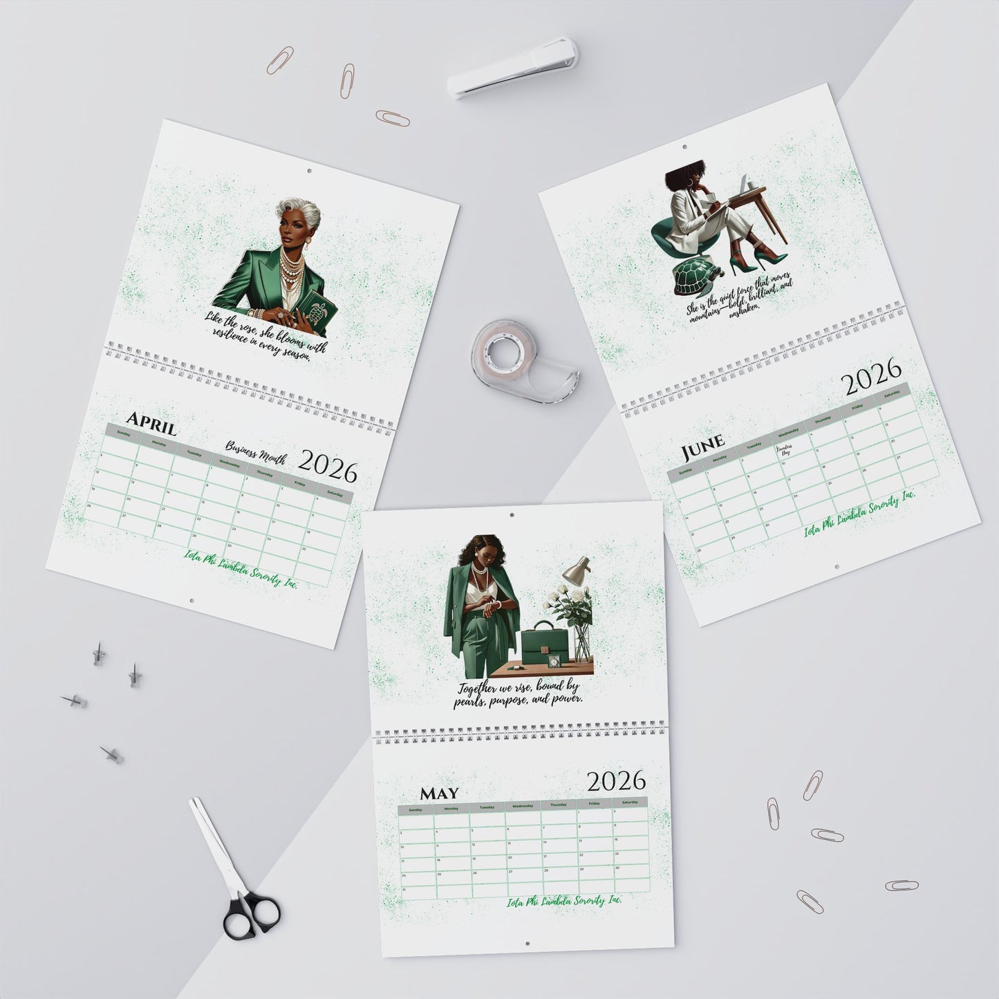 2026 “I Am Her” – Iota Phi Lambda Legacy in Style Wall Calendar