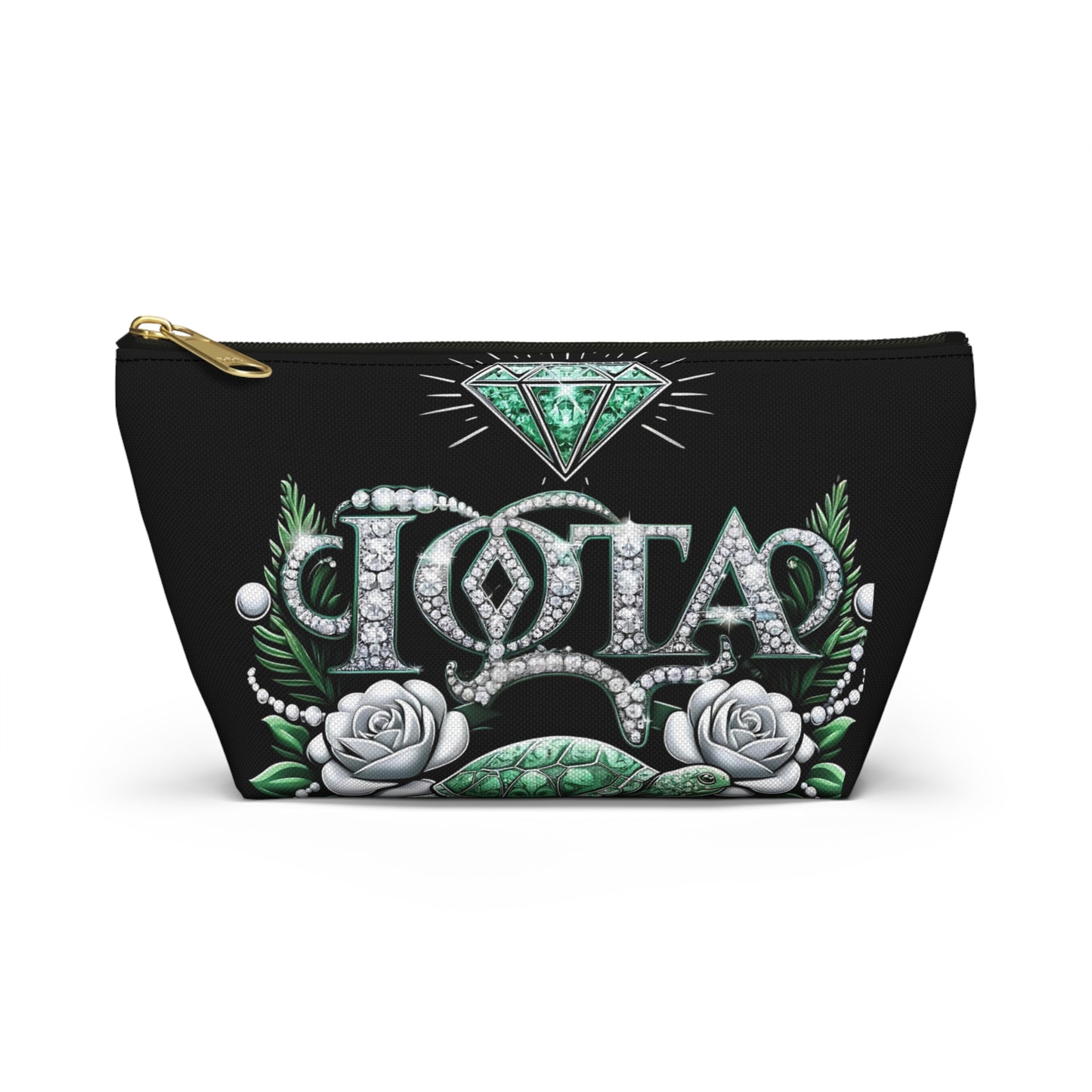 Sorority Style: Iota Pride with a Bold Design Accessory Pouch w T-bottom