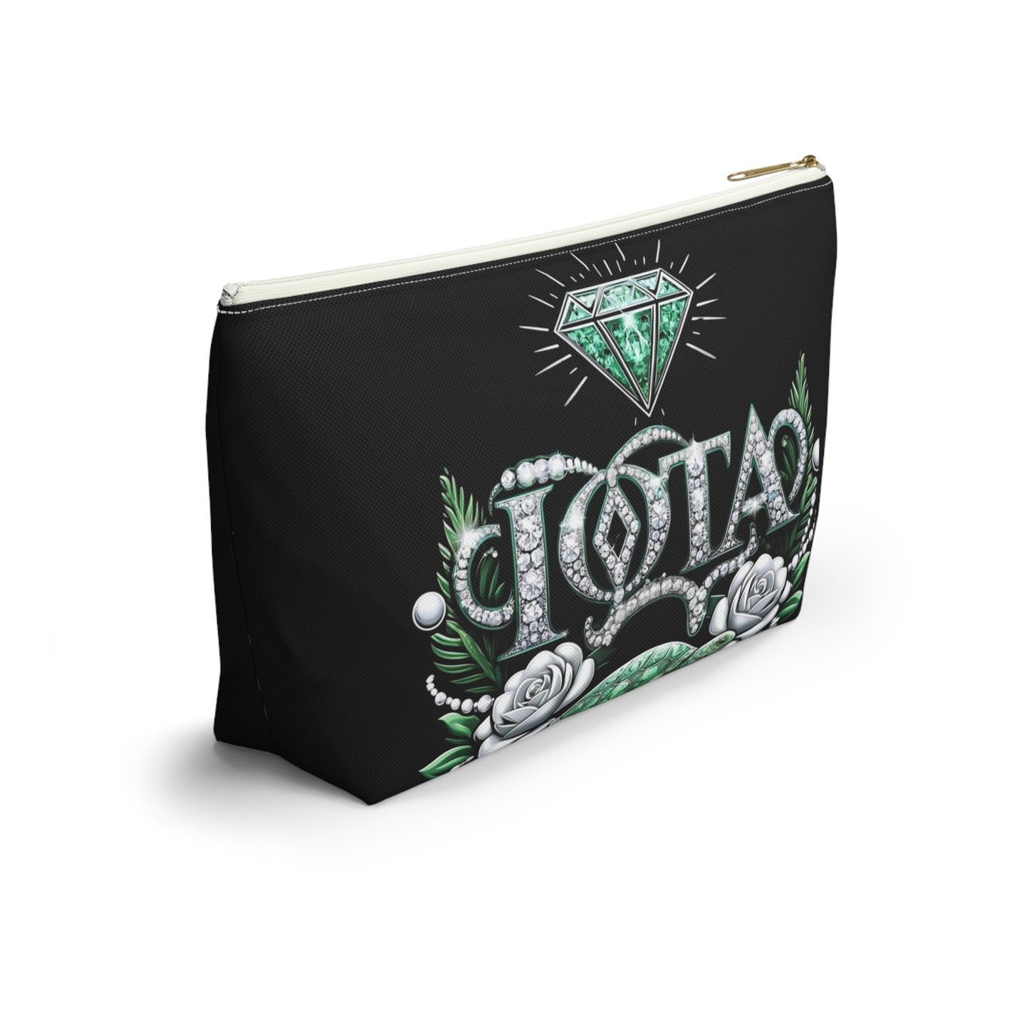 Sorority Style: Iota Pride with a Bold Design Accessory Pouch w T-bottom
