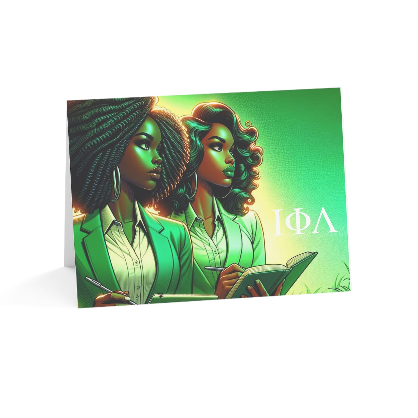 Empowering Sisterhood: Together We Thrive Greeting Card (blank inside)