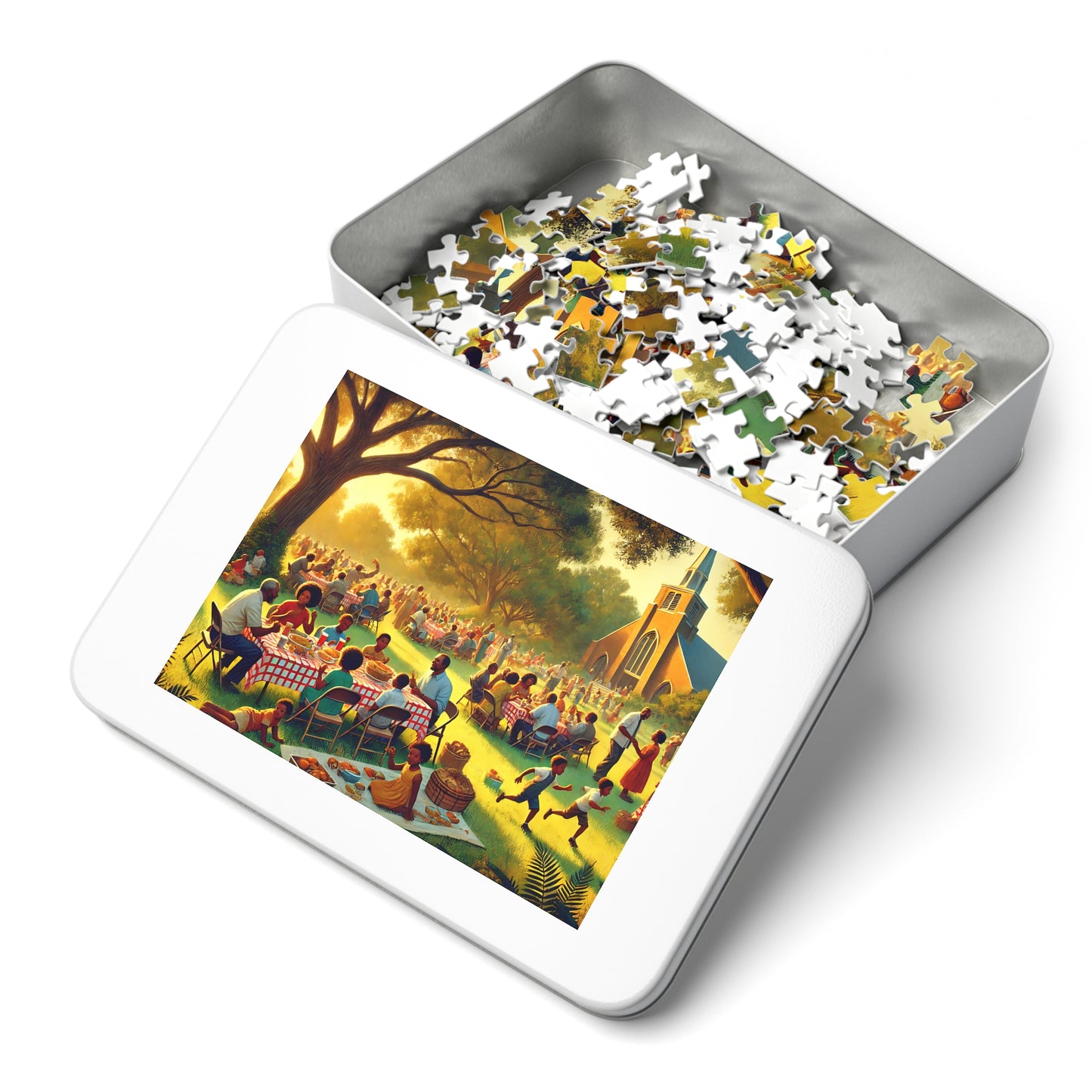 Celebrating Faith and Fellowship Outdoors Jigsaw Puzzle (110, 252-Piece)