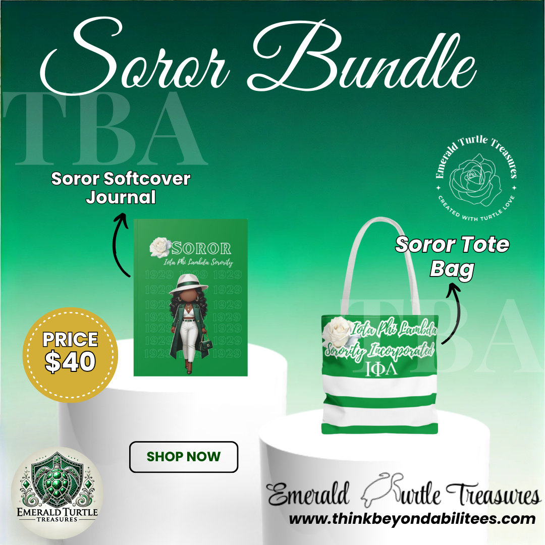Soror Bundle – Tote Bag & Journal Set