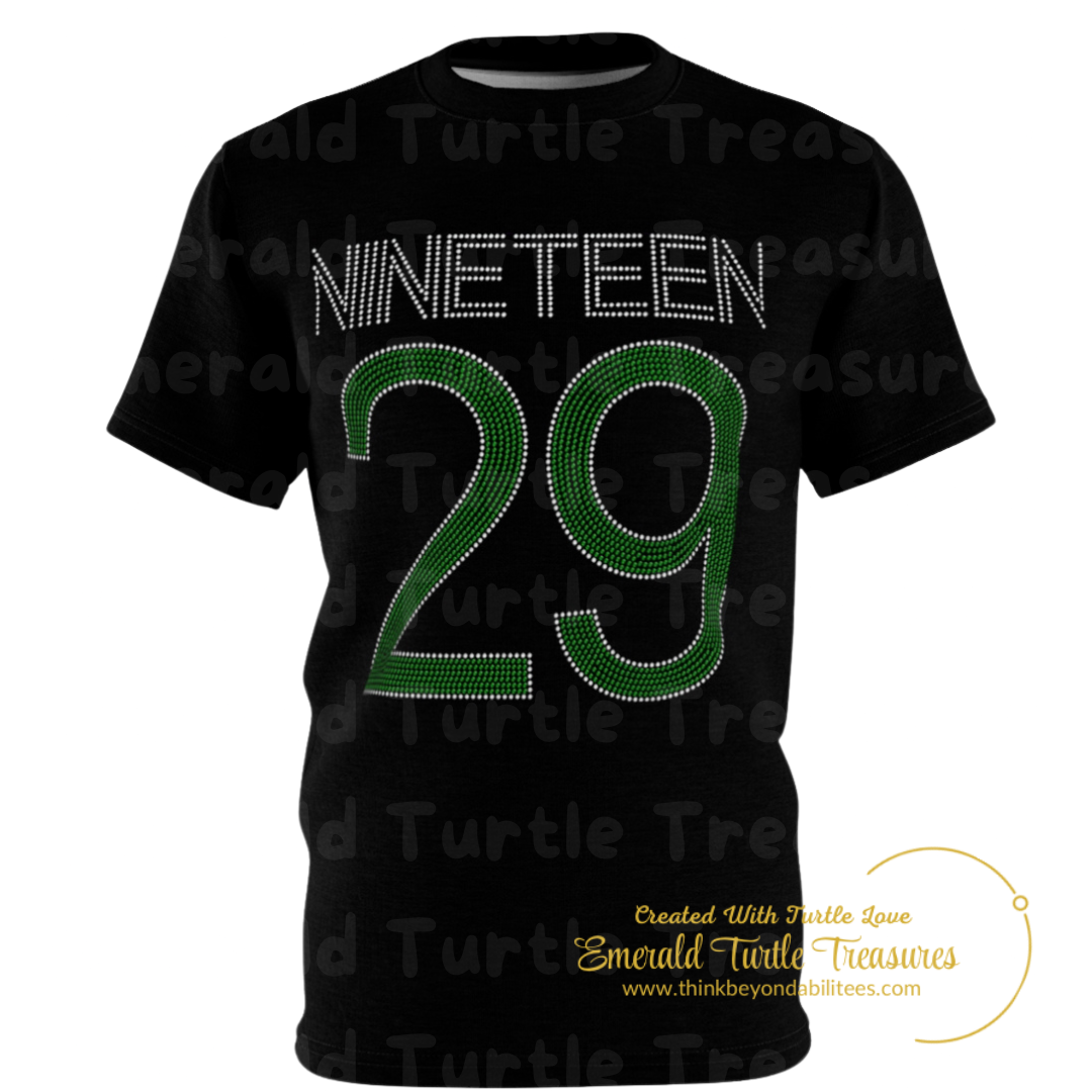 ✨ Founders’ Year Bling Tee – Celebrating 1929 in Style! 💎💚