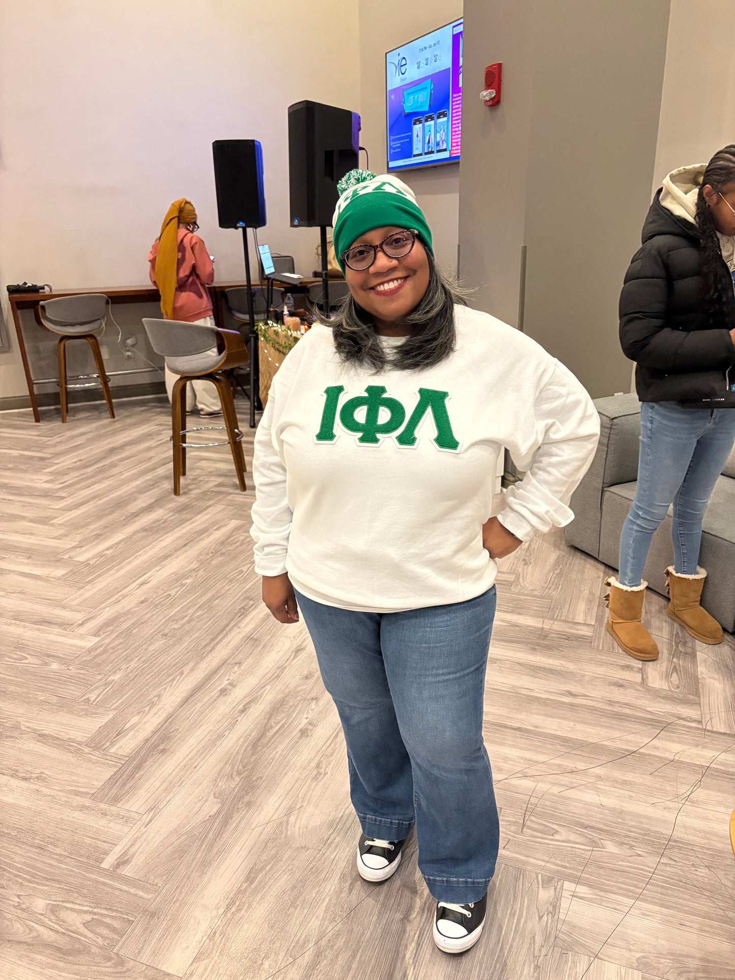 Classic Iota Phi Lambda Greek Letter Sweatshirt