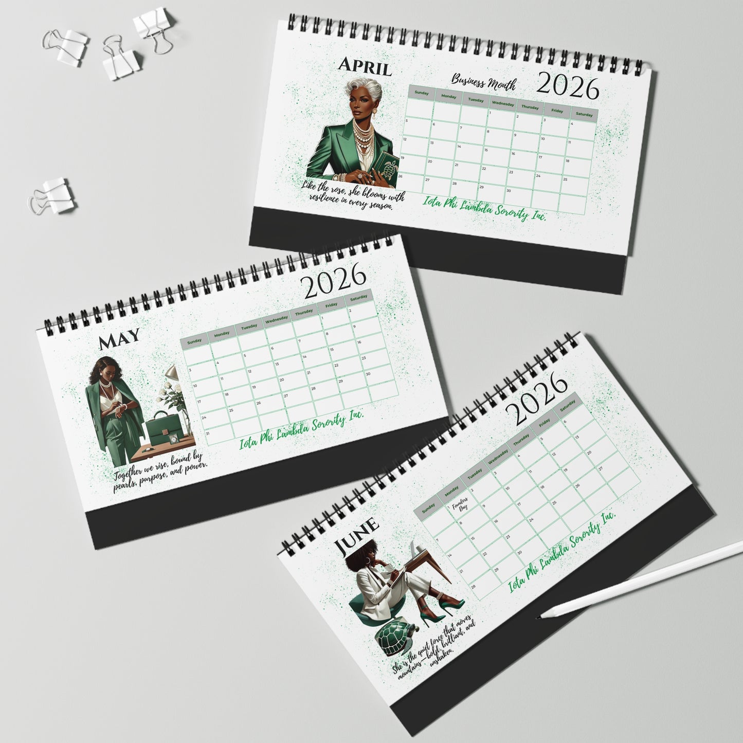 I Am Her 2026 Desktop Calendar