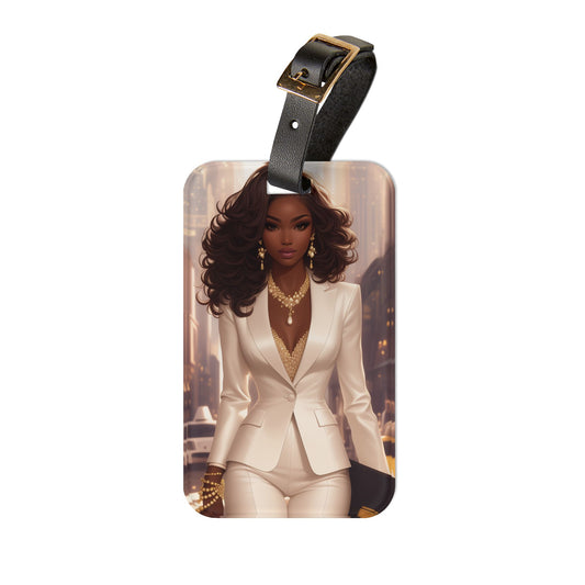 Golden Ambition Luggage Tag