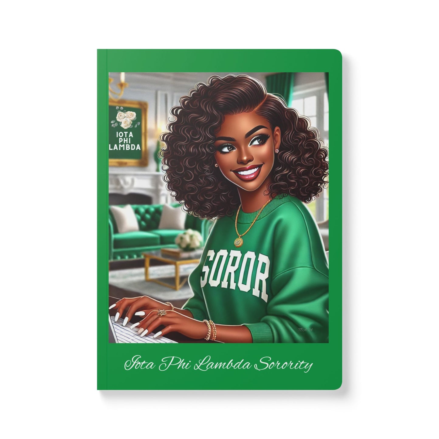 Sorority Style and Strength: Proud Iota Phi Lambda Soror Softcover Journal (with Inside Prints)