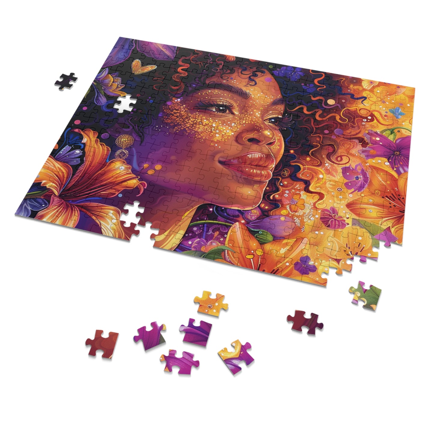 Radiant Bloom Jigsaw Puzzle (252-Piece)