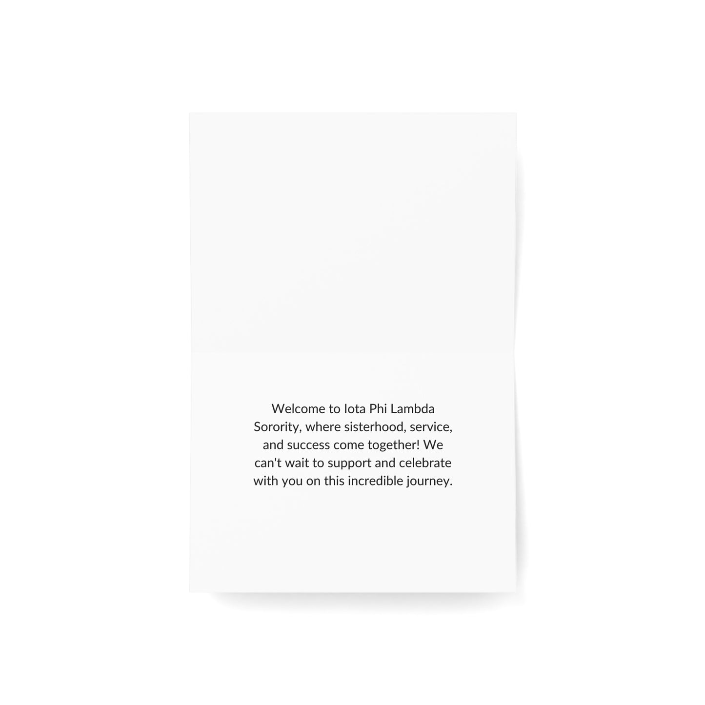 Sisters United: Welcome to the Circle of Strength Greeting Card (with Printed Sentiment inside)