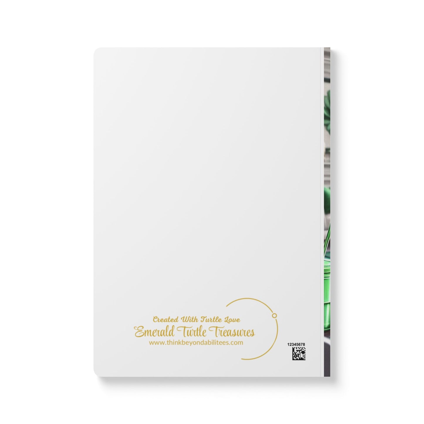 Elegant Sorority Journal – Turtle & Pearls Collection Softcover Journal (with Inside Prints)
