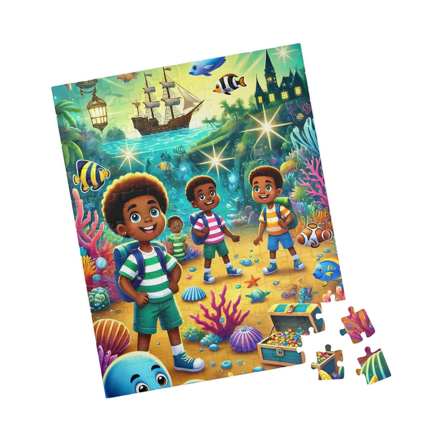 Underwater Adventure Kids Puzzle (110-piece)