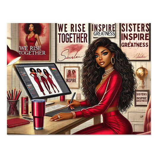 Sisters- "We Rise Together" Jigsaw Puzzle (252-Piece)