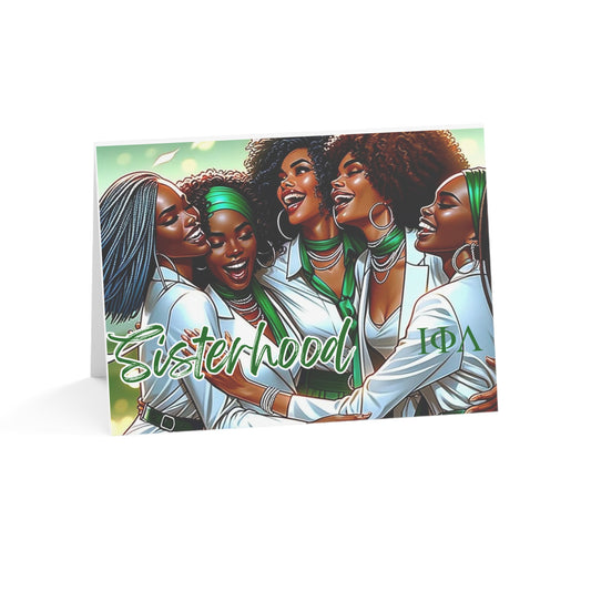 Celebrating the Strength of Sisterhood Greeting Card (blank inside)