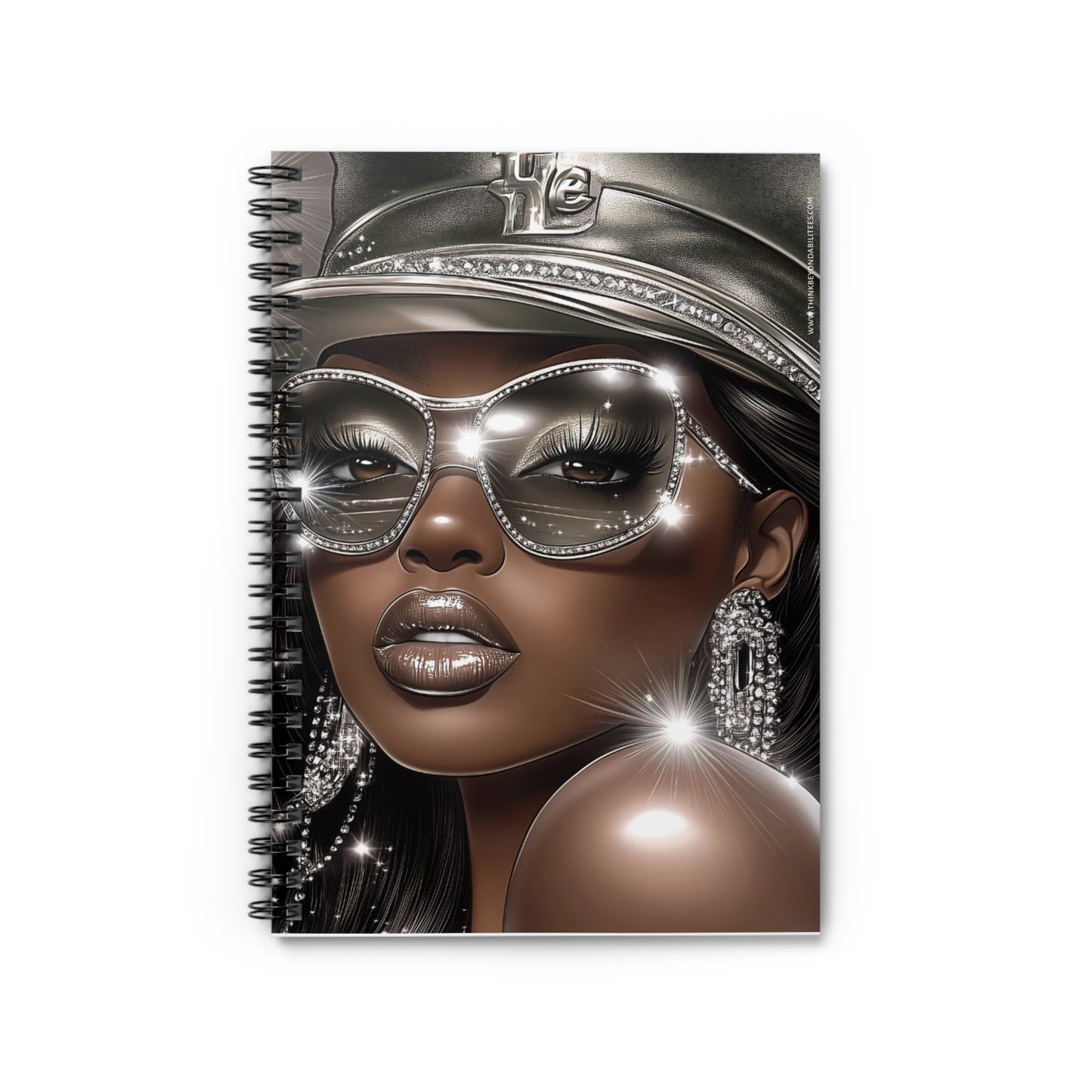 Bold Glam Spiral Notebook - Ruled Line