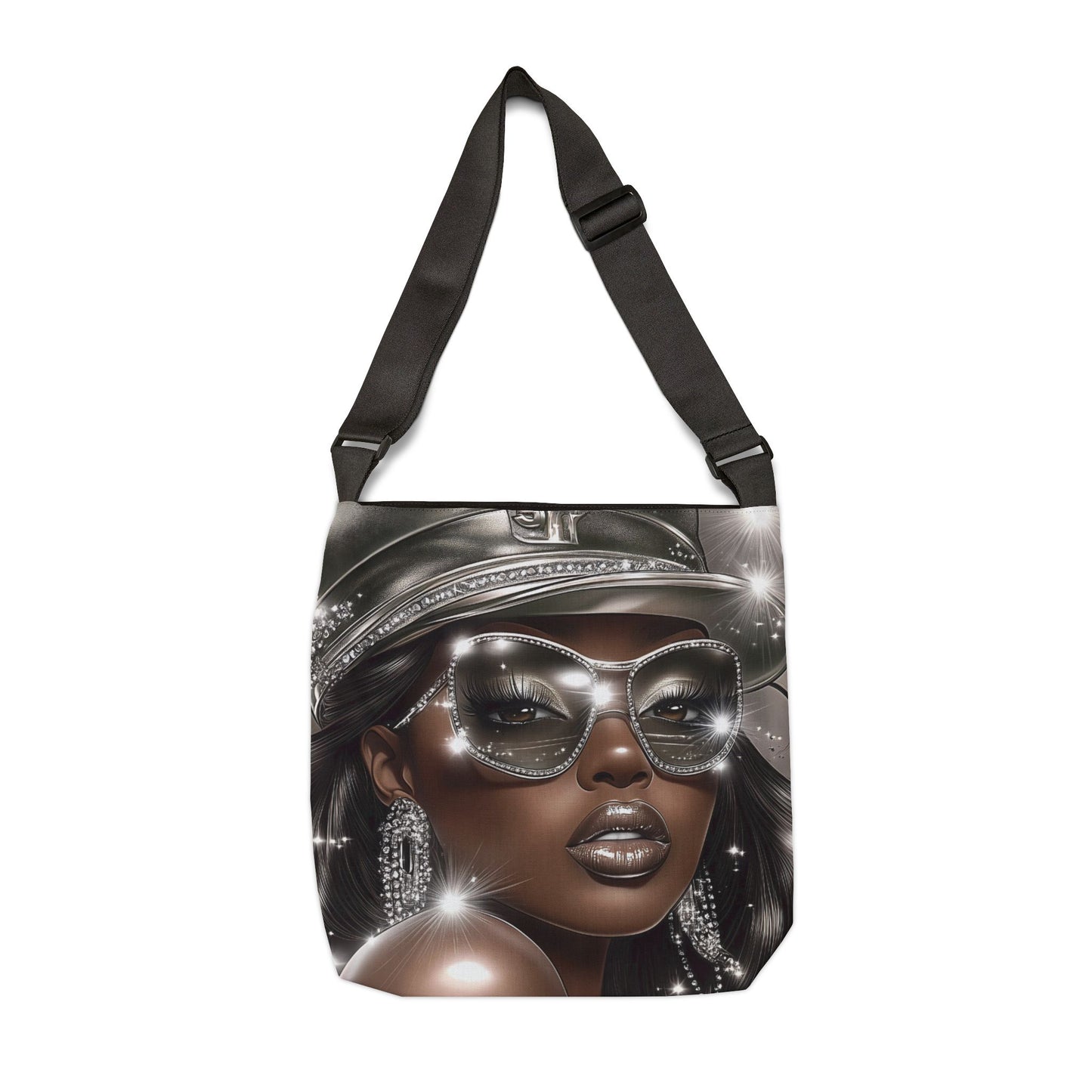 Bold Glam Adjustable Tote Bag (AOP)