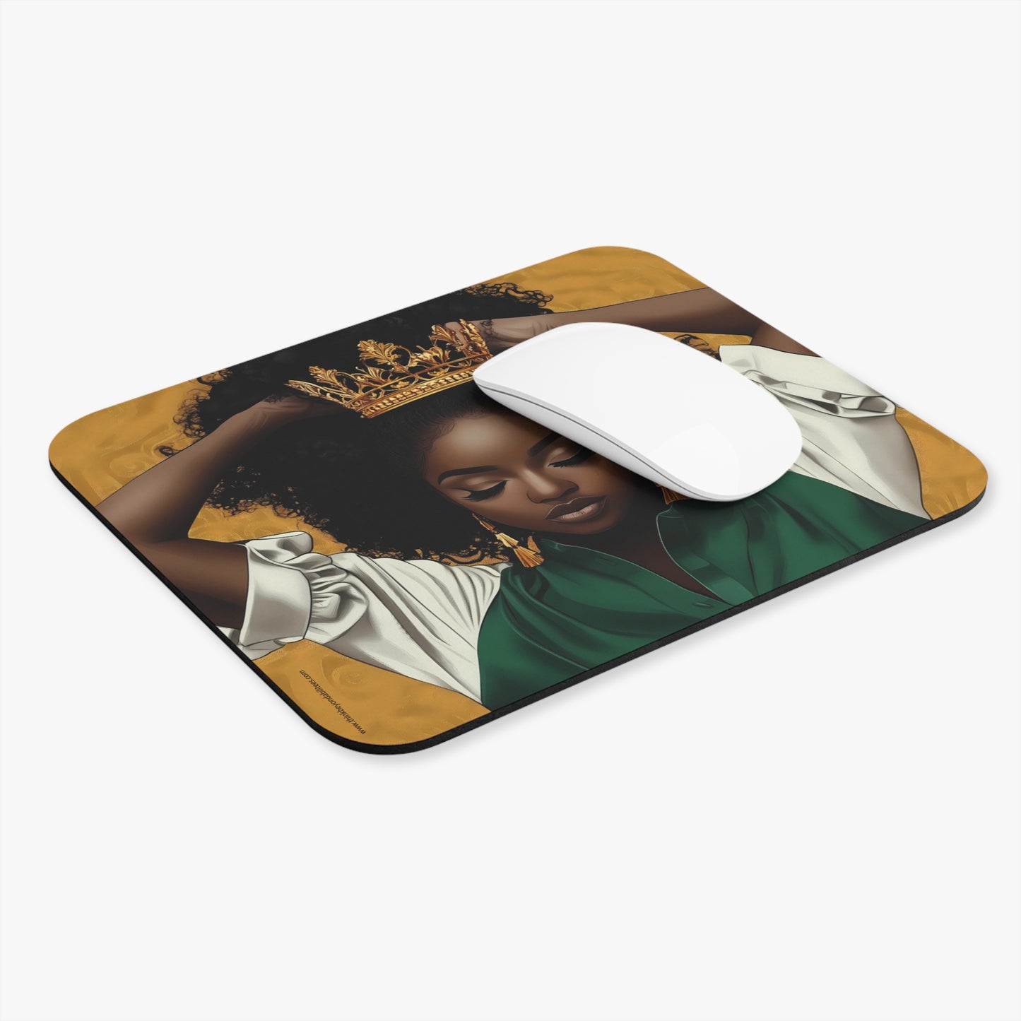 Queen Energy – Wear Your Crown with Pride Mouse Pad (Rectangle)