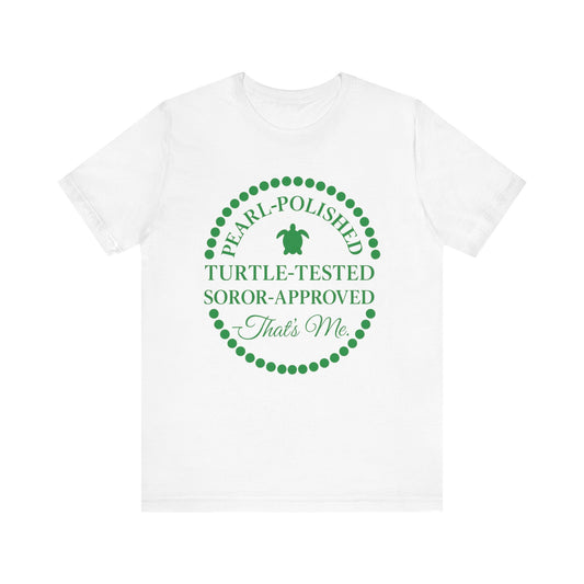 Pearl-Polished & Soror-Approved Tee for Proud Iota Women