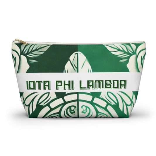 Stylish Iota Phi Lambda Accessory Pouch w T-bottom