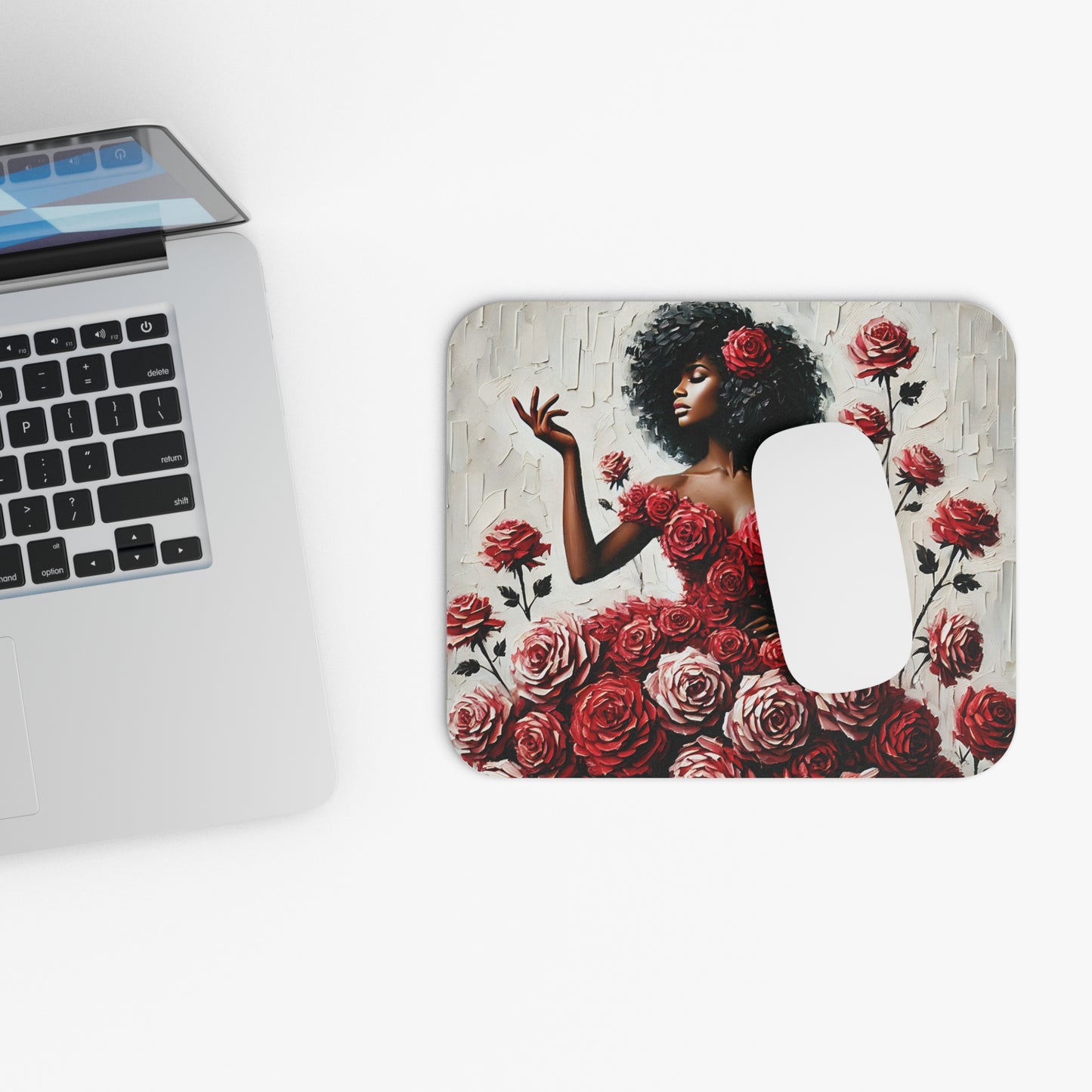 Floral Majesty Mouse Pad (Rectangle)