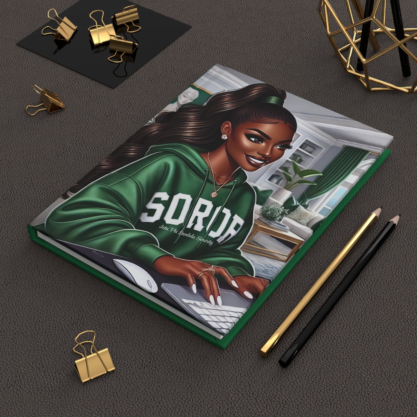 Sisterhood & Style: Representing Iota Phi Lambda Proudly Hardcover Journal Matte