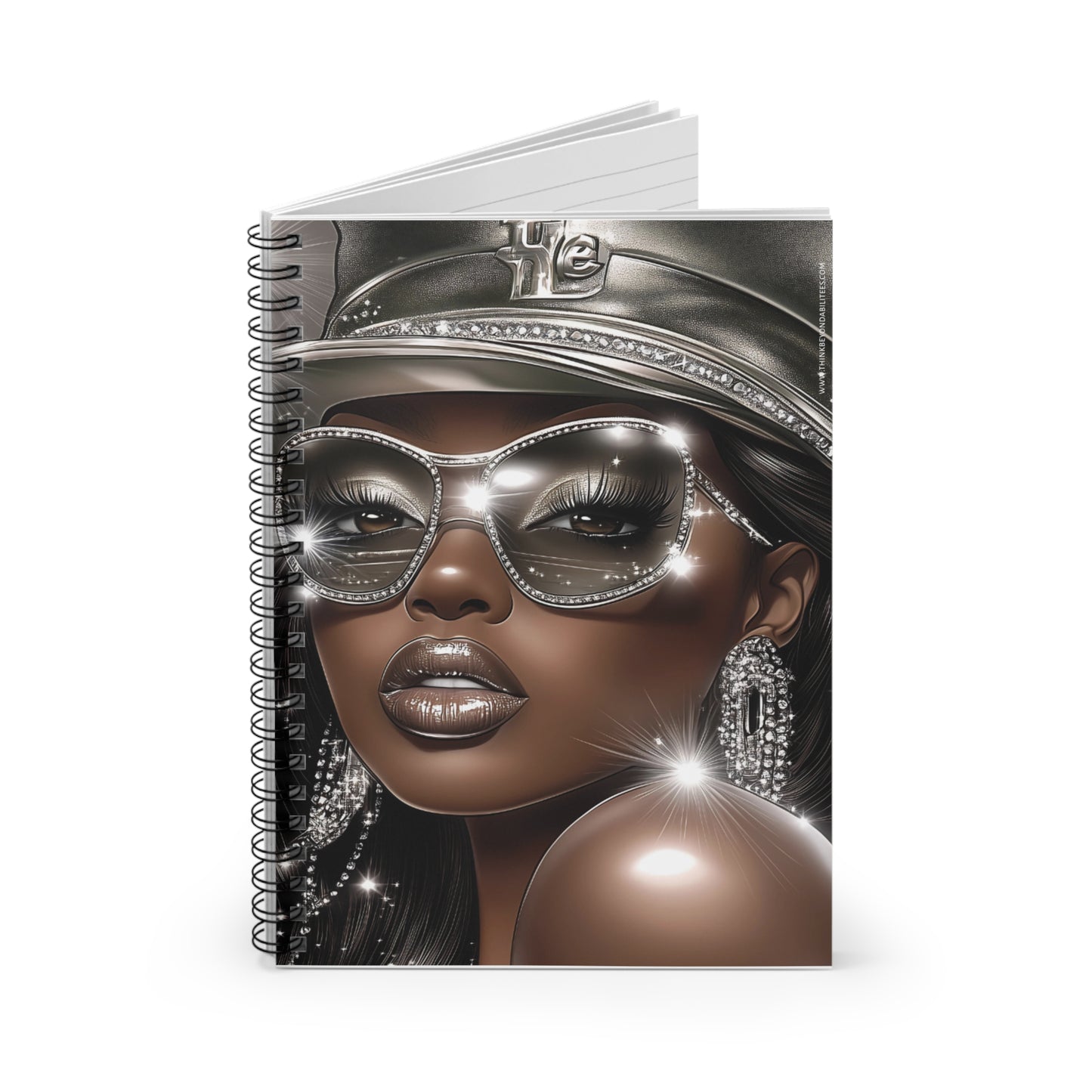 Bold Glam Spiral Notebook - Ruled Line