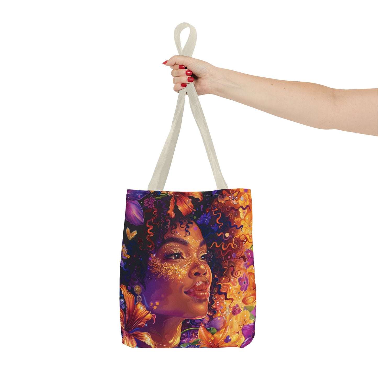 Radiant Bloom Tote Bag (AOP)