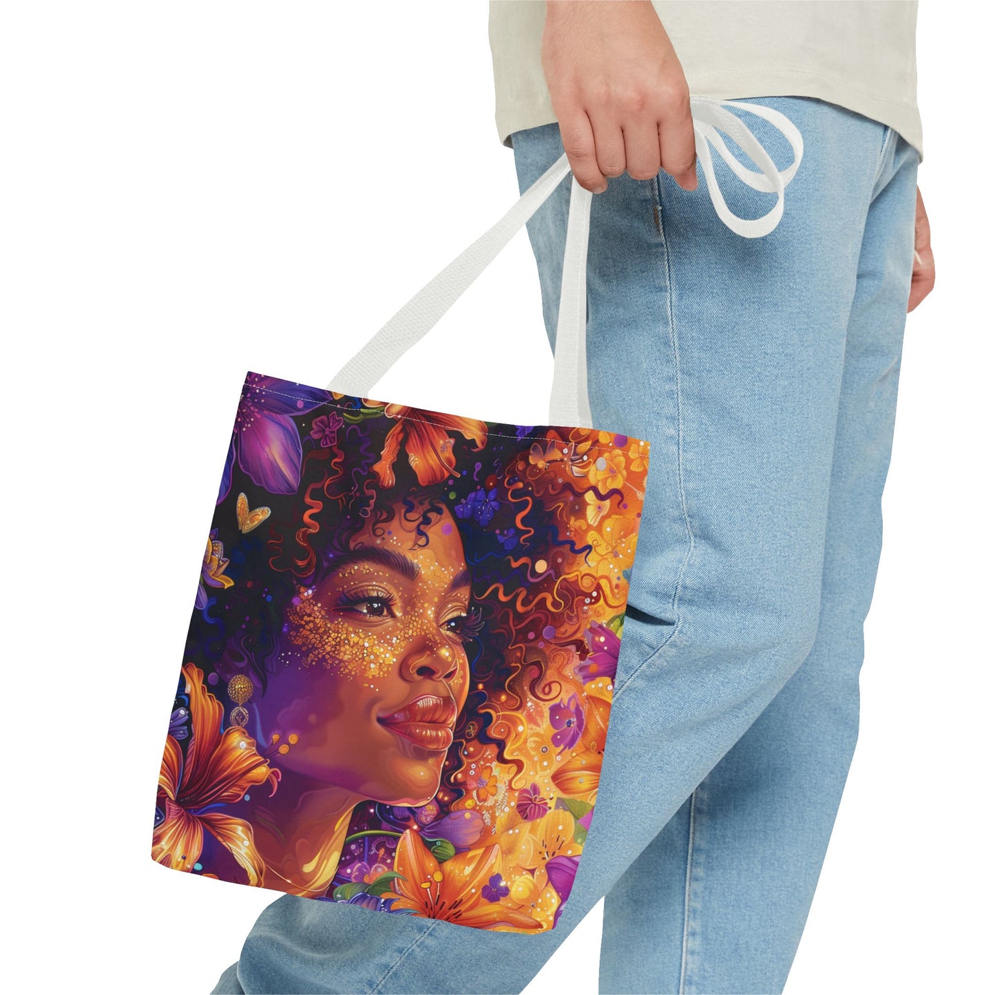 Radiant Bloom Tote Bag (AOP)